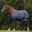 Saxon Defiant 600D Standard Neck 200g Turnout Rug - Navy Plaid